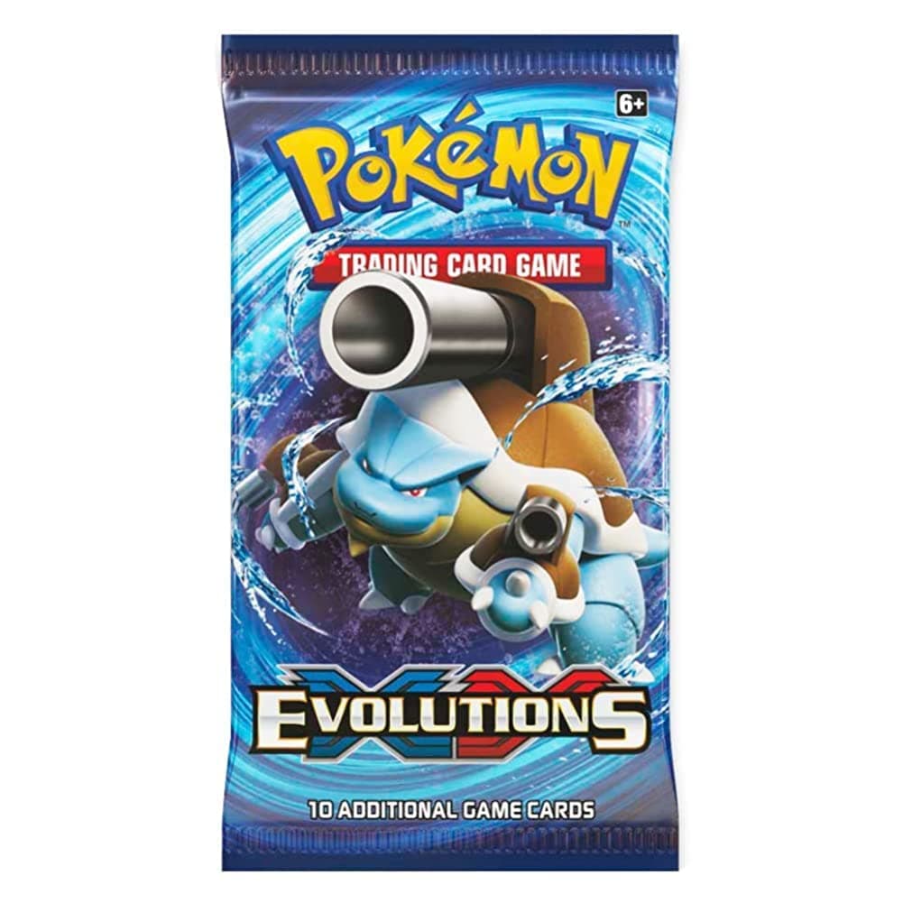 Pokemon TCG XY Evolutions Booster Pack - 10 cards per pack, collect over 100 new cards