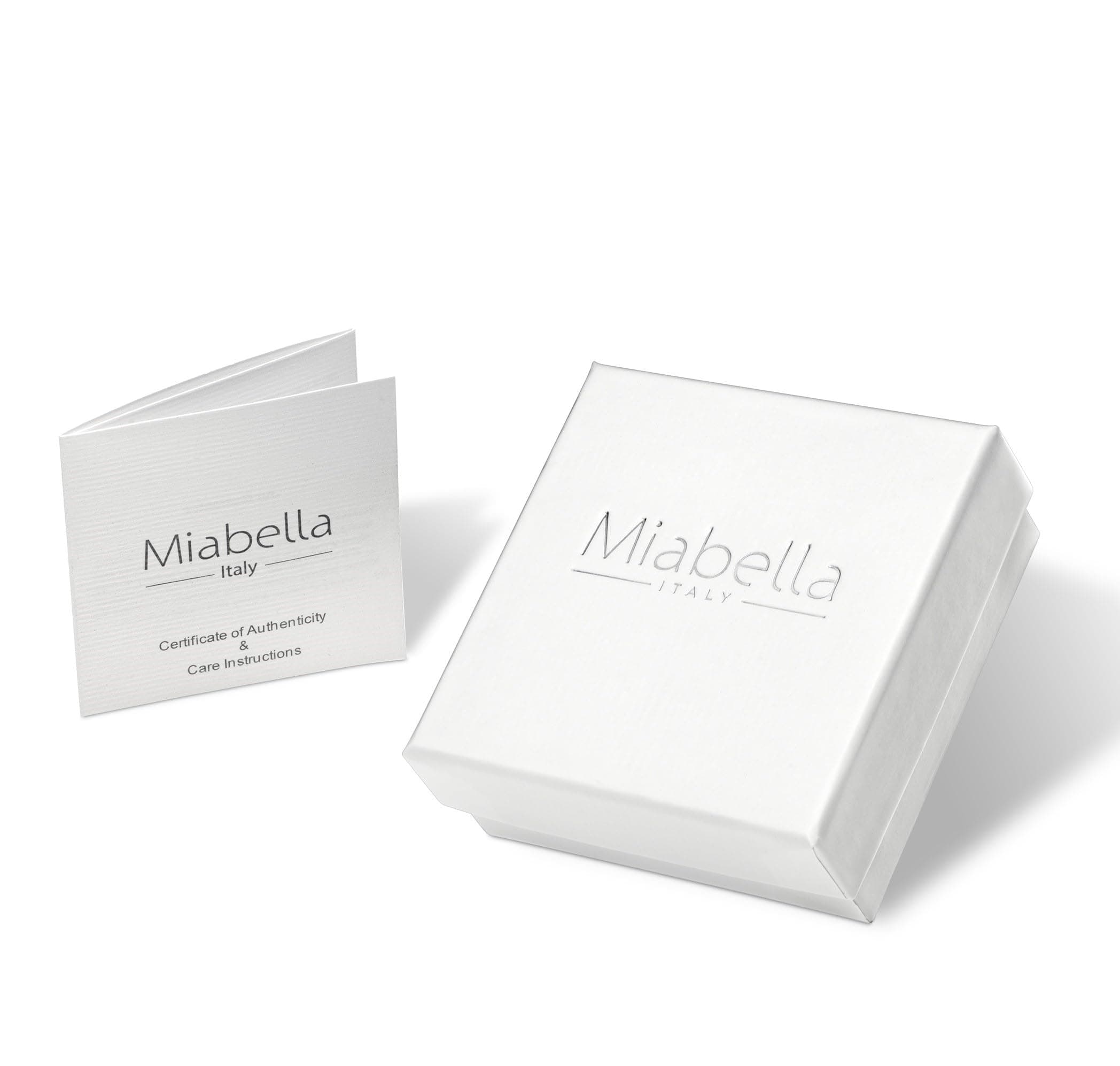 Miabella Solid 925 Sterling Silver Italian 2.3mm Diamond-Cut Figaro Link Chain Necklace for Women Men, Made in Italy