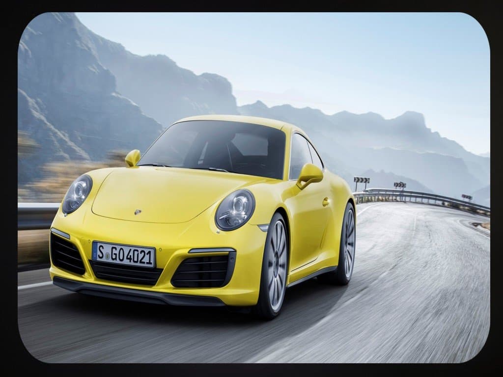 Mouse Mat for Computer PC Laptop Anti-Slip Mousepad Car Supercar Designs MM10 (Porsche 911 Carrera_4s_)