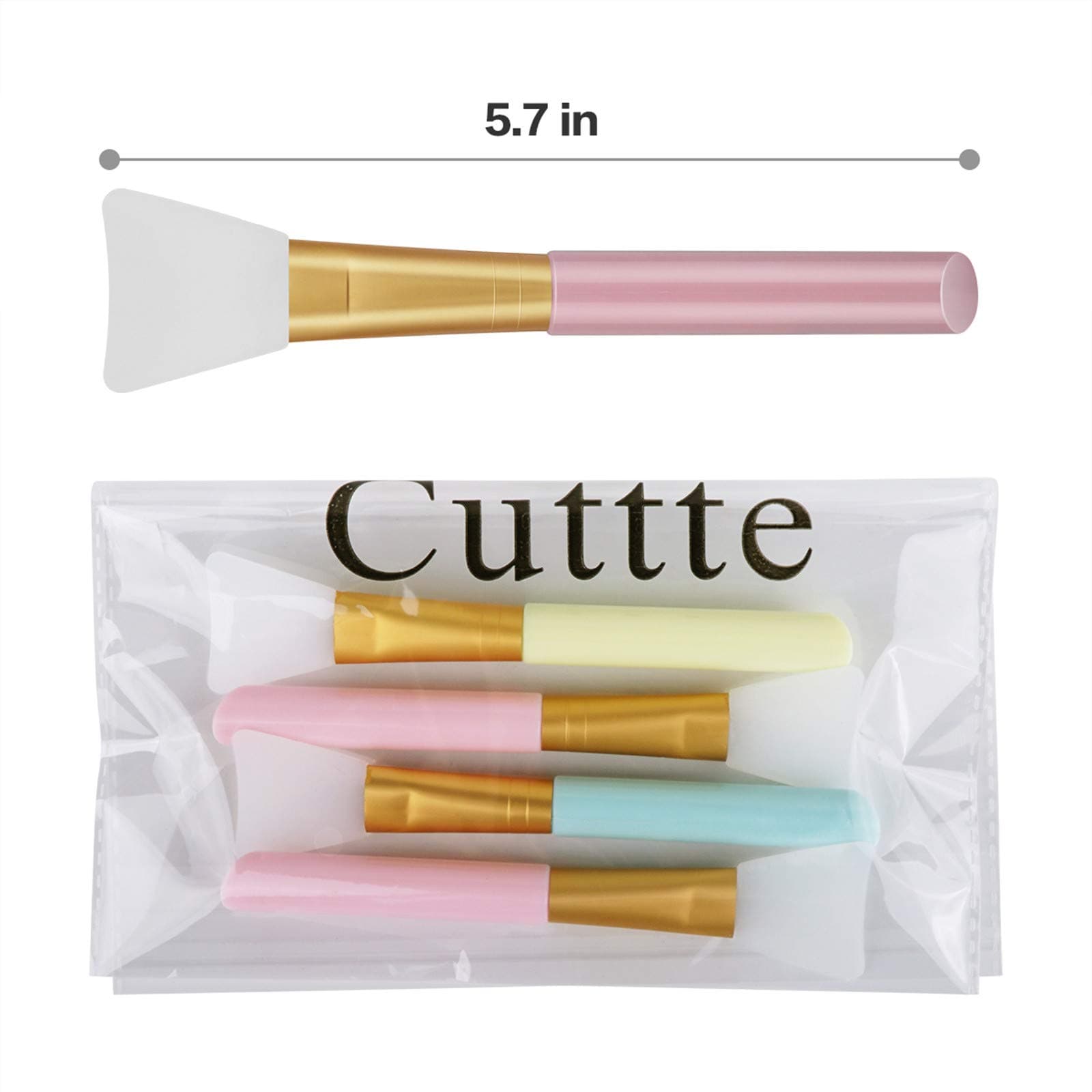 Cuttte Silicone Face Mask Brushes, 4 Pieces
