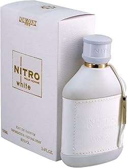 Dumont NITRO White - 100ml - Eau De Parfum - Luxury Perfume for Men - Fruit, Woody, vanilla & Masculine Fragrance - Long Lasting Cologne Mist & Body Spray - for Him