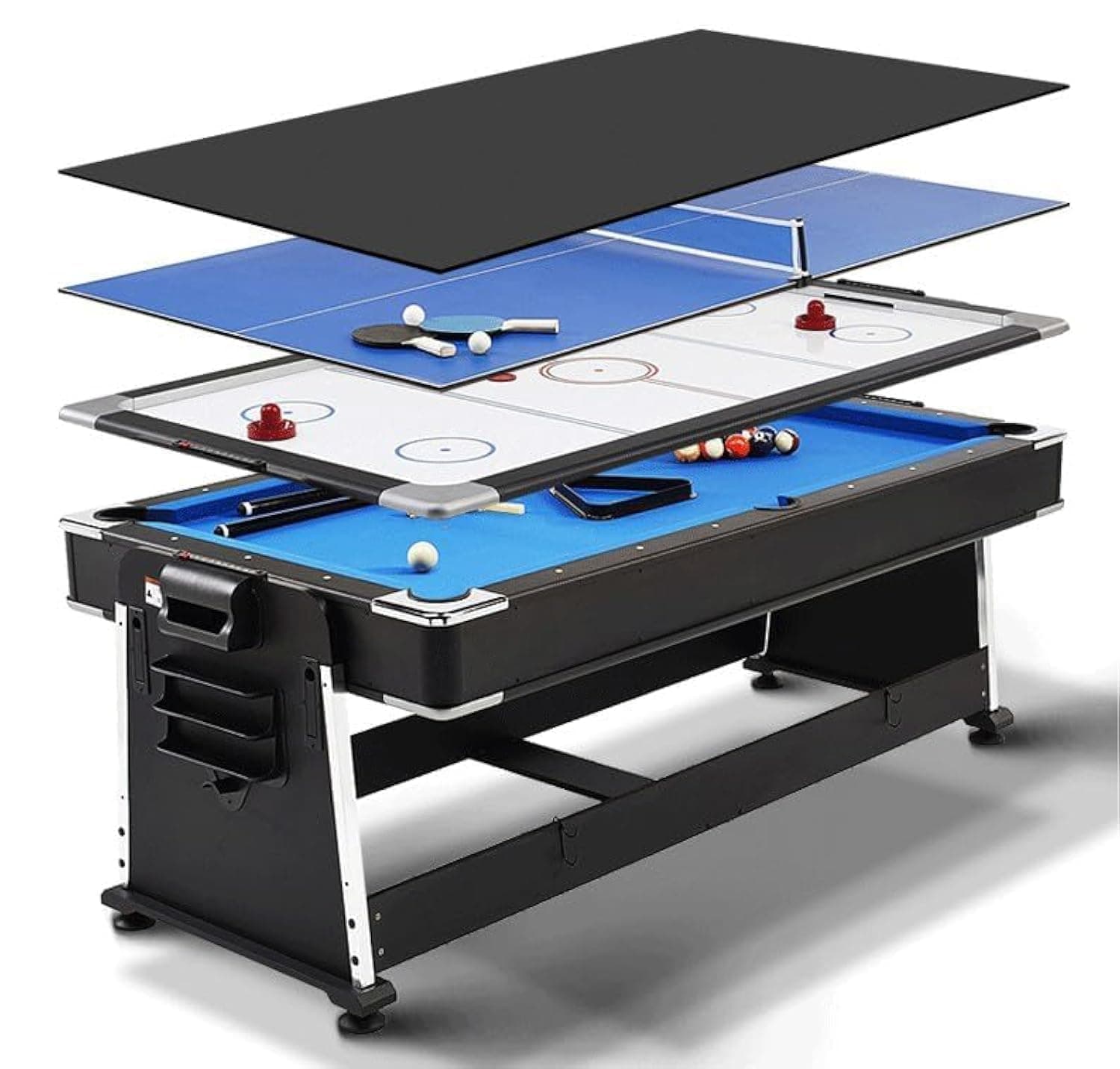 MAS PROFESSIONAL 7FT 4 IN 1 billiard table WITH ALL NEW ACCESSORIES,Installation not Included