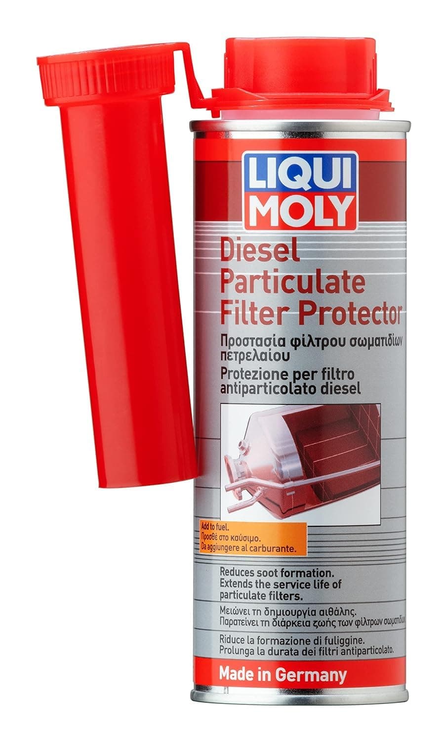 LIQUI MOLY Diesel Particulate Filter Protector | 250 ml | Diesel additive | SKU: 7180, Gray