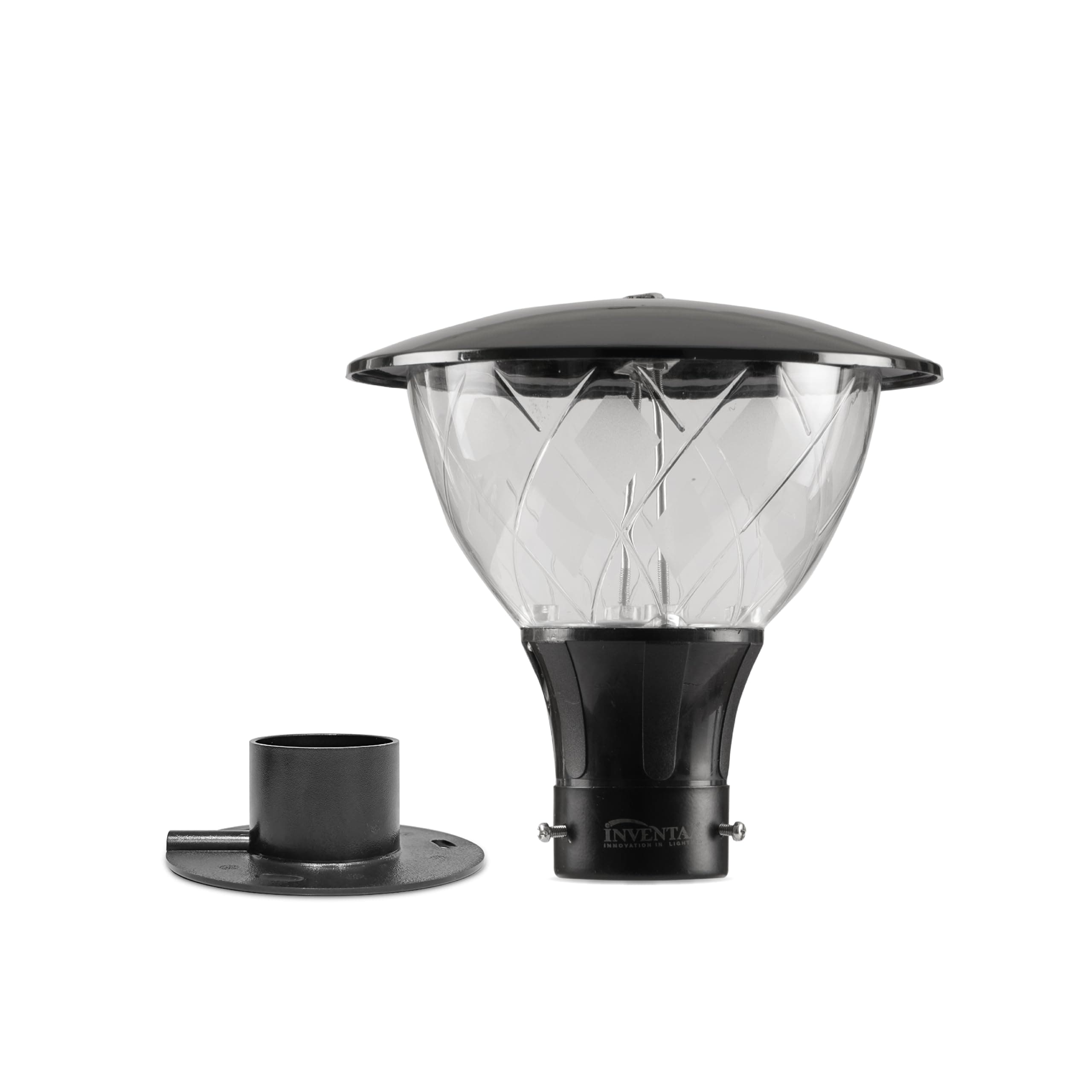 INVENTAA Polycarbonate LED Gate Light Gate|Outdoor Waterproof IP65,Unbreakable SS Finish|Pack of 1| Gate Lamp & Compound,LED Gate Lights for Outdoor|Waterproof Gate Lamps |1-Year Warranty