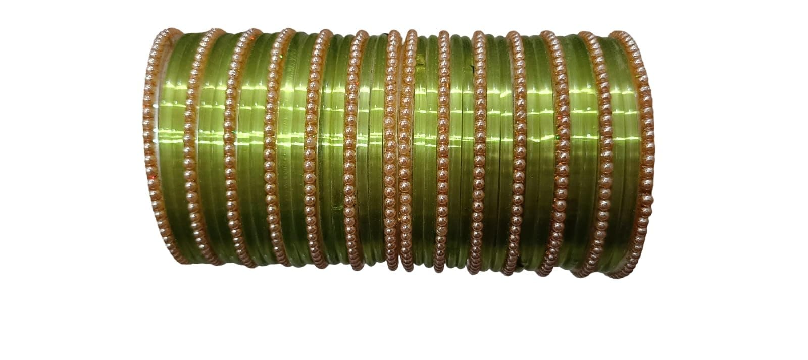 Shuhag glass bangles set