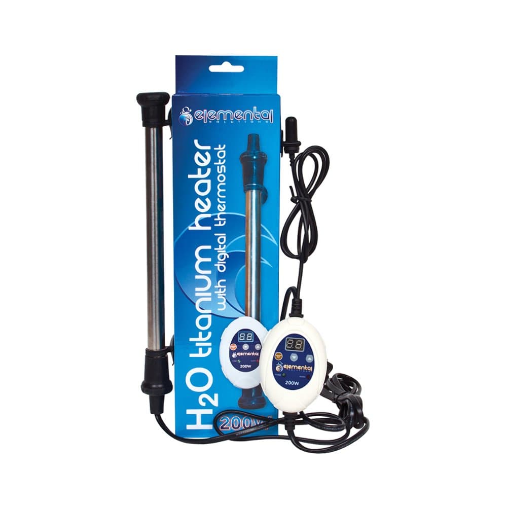 Grow Genration - STH220 Elemental Solutions H2O Titanium Heater with Digital Thermostat, 200W