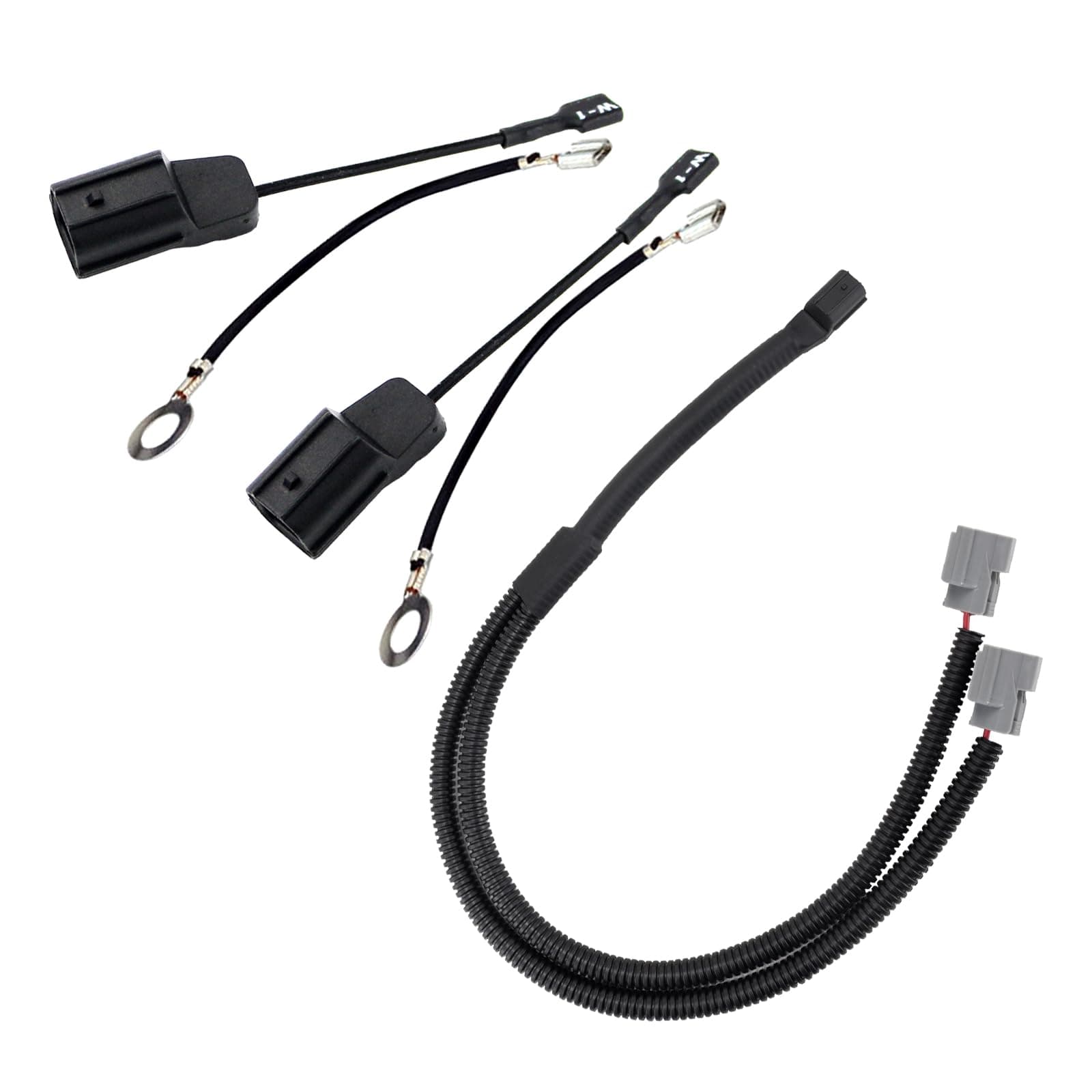 Car Horn Special Plug Compatible with Honda (-2016) Adapter Wiring Harness Pigtail Socket Car Horn Connector Harnesses Cable 2Pcs