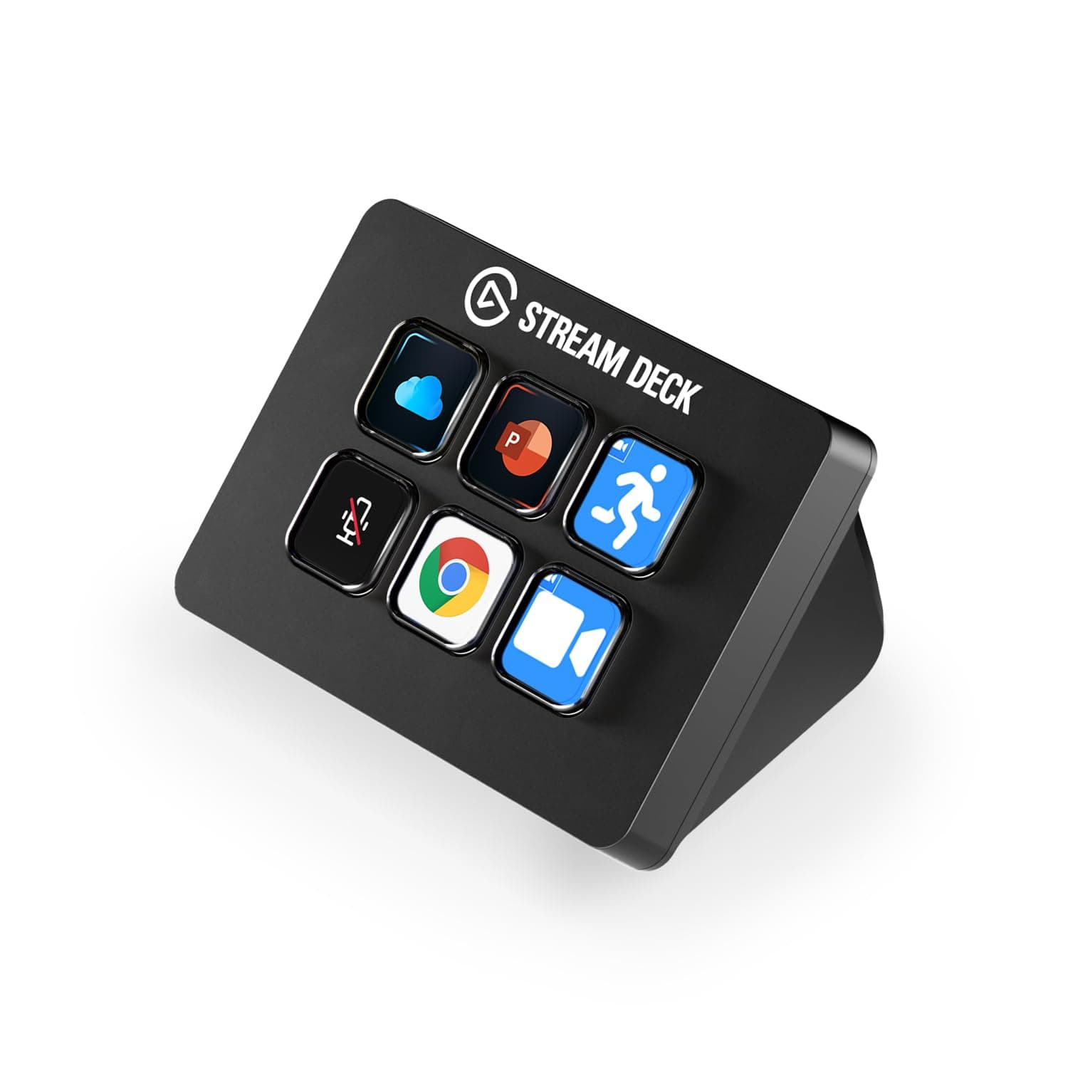Stream Deck Mini – Control Zoom, Teams, PowerPoint, MS Office and More, Boost Productivity with Seamless Integration for Daily Apps, Set Up Shortcuts Easily, Compatible with Mac and PC