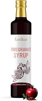 KashanPomegranate Syrup -Flavour Frappes, Add to Cocktails, Smoothies, Milkshakes and Coffee, Food Grade Baking, Food Flavoring, Beneficial For Health 16.9 Fl Oz (500ml)