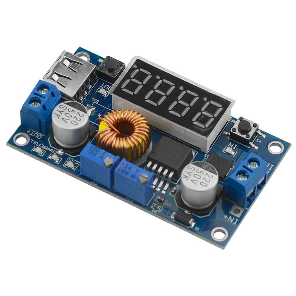 XINGYHENG XLX 5A Constant Voltage Current DC-DC Buck Step Down Power Module with Voltage Current Power Display Adjustable Power Regulator Board Converter for Charging or LED Driver Module