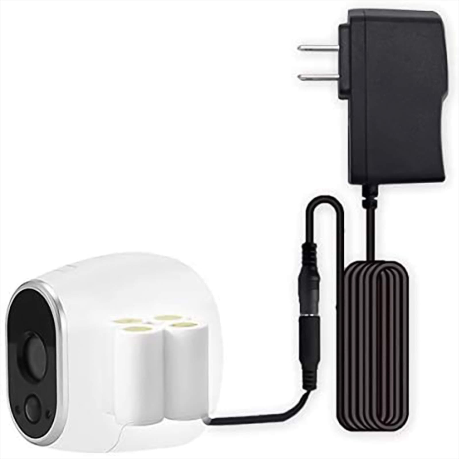 Power Adapter with 16 Feet Cable, Arlo Plug Adapter Compatible with Arlo Camera(Replace CR123A), Weatherproof Outdoor to Continuously Operate Arlo HD Camera(VMC3030, VMS3430)