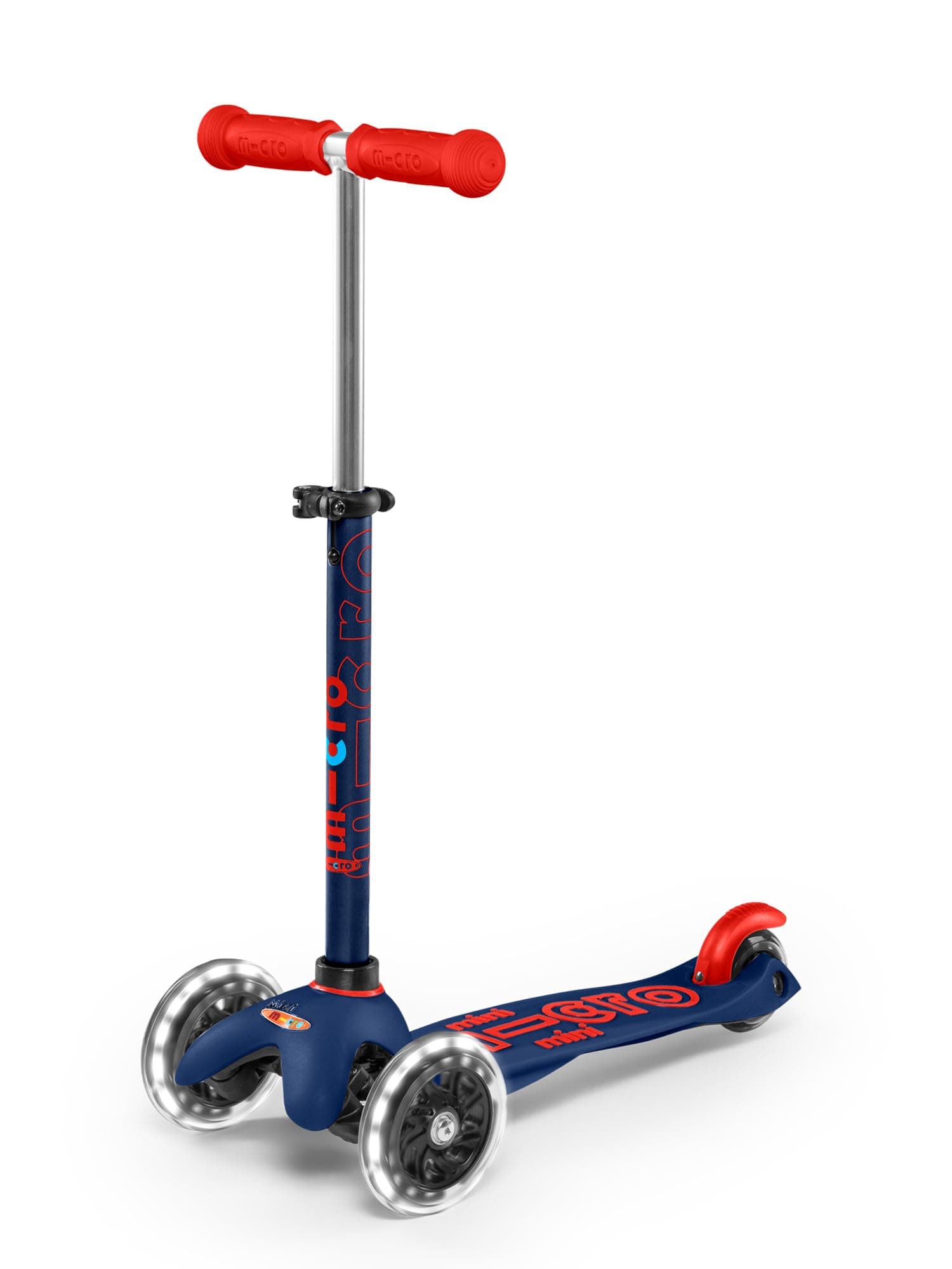 Micro Kickboard | Mini Deluxe LED | Three-Wheeled | Lean-to-Steer Swiss-Designed Micro Scooter | Motion-Activated Light-Up Wheels | Toddlers & Children Ages 2-5