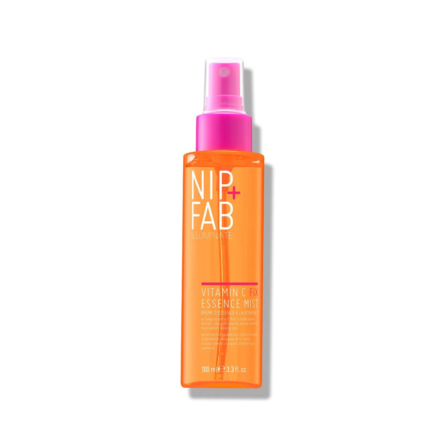 Nip+FabVitamin C Fix Essence Mist | 100 ml | Invigorating Mist that Instantly Boosts the Skin's Moisture Level | Vegan & Cruelty-Free