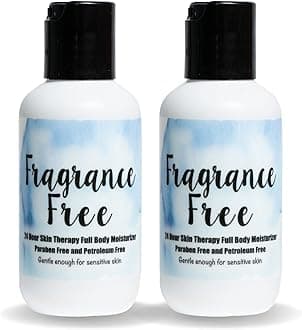 The Lotion Company 24 Hour Skin Therapy Lotion, Full Body Moisturizer for sensitive skin, Travel size, Paraben Free, Made in USA, Fragrance Free, Zero Scent, 2 oz. (pack of 2)