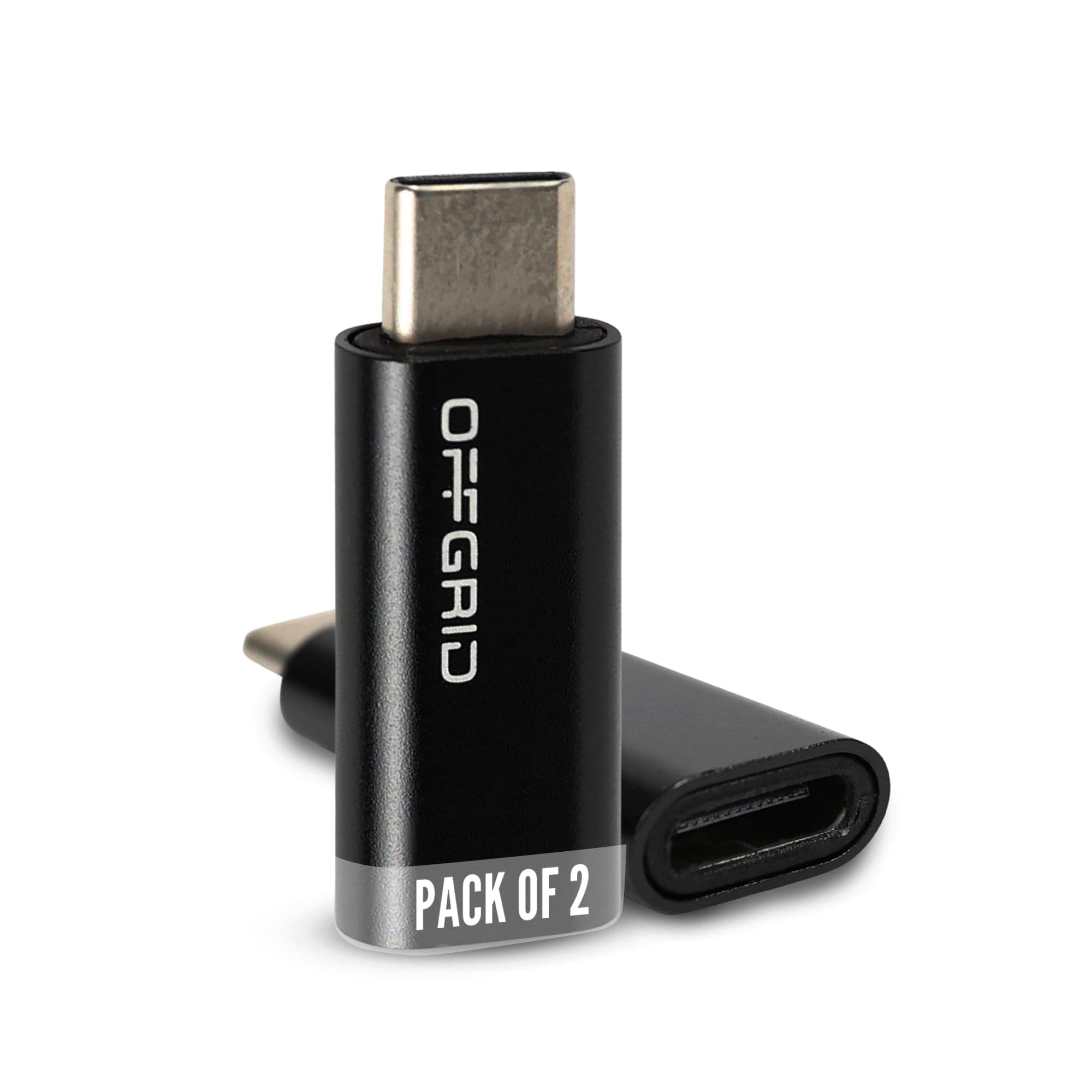 - OFFGRID USB C Data Blocker (2-Pack), Charge Only Adapter, Protect Against Juice Jacking, Fast Charging USB-C Security Adapter, Compatible with iPhone, Android, Laptops & Tablets