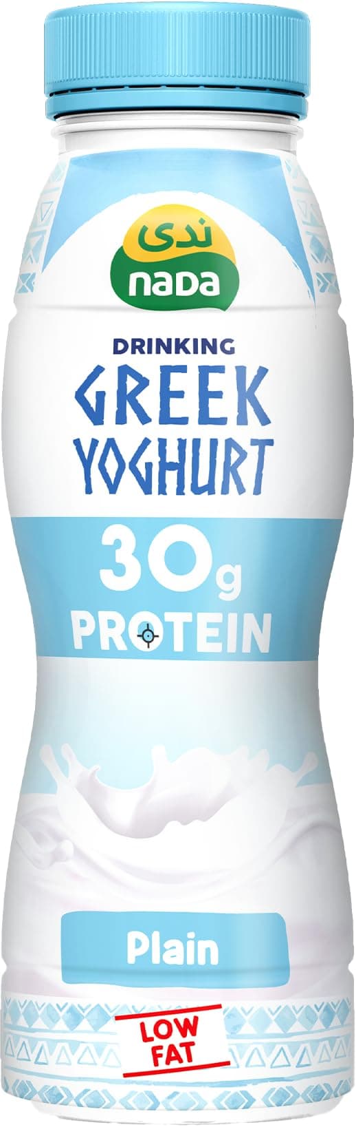 Protein Greek Yoghurt Drink Plain Low Fat 330ml