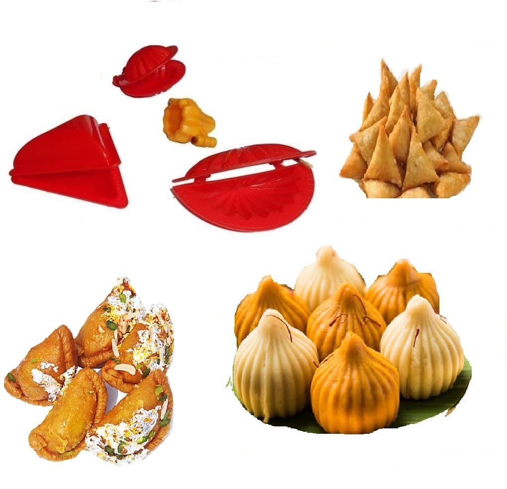 siddhmurti Samosa Kachuri Maker,Cutlet,Modak Gujiya Pie Mould Maker Kitchen Tool