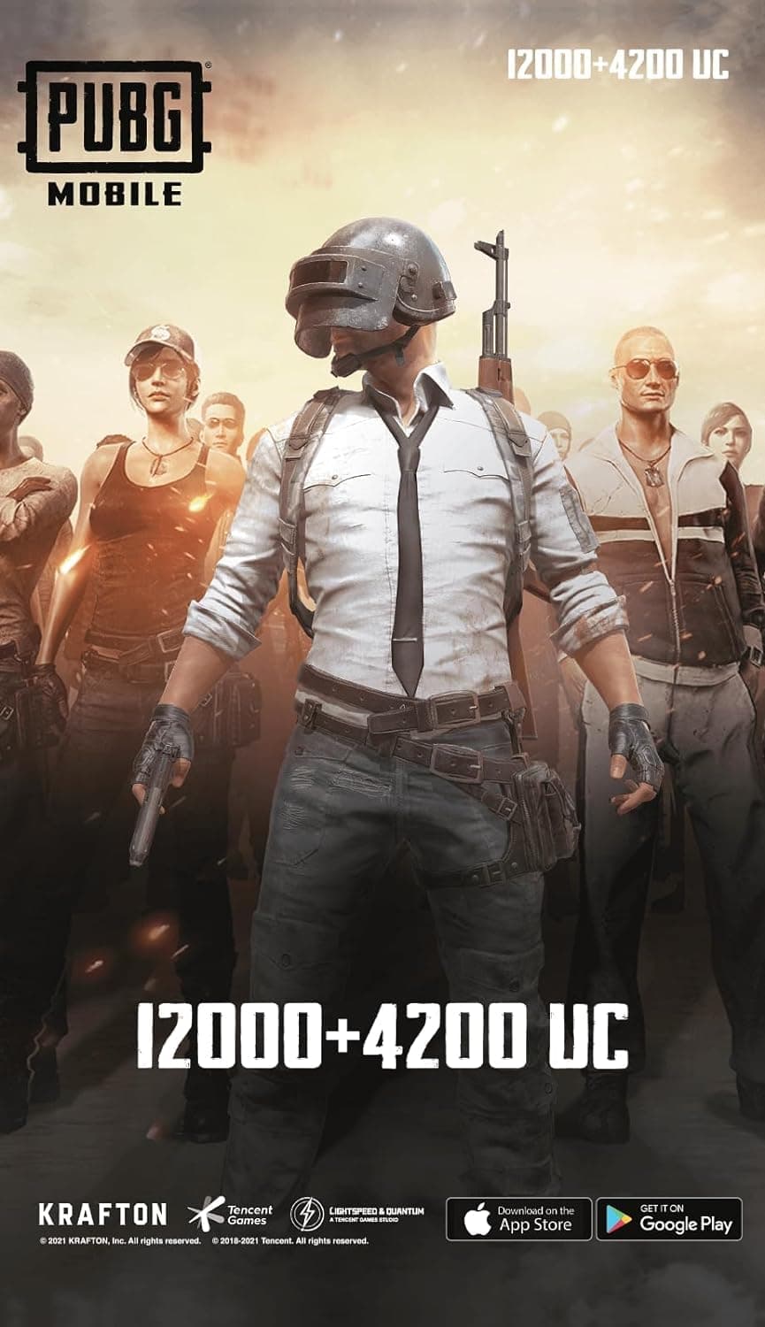 PUBG 12000+4200 UC $200 [Digital Code]