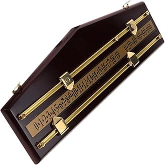 Snooker Billiard Scoreboard, Shuffleboard Mounted Scoreboard Wood Scorekeeper Pool Snooker Score Keeper