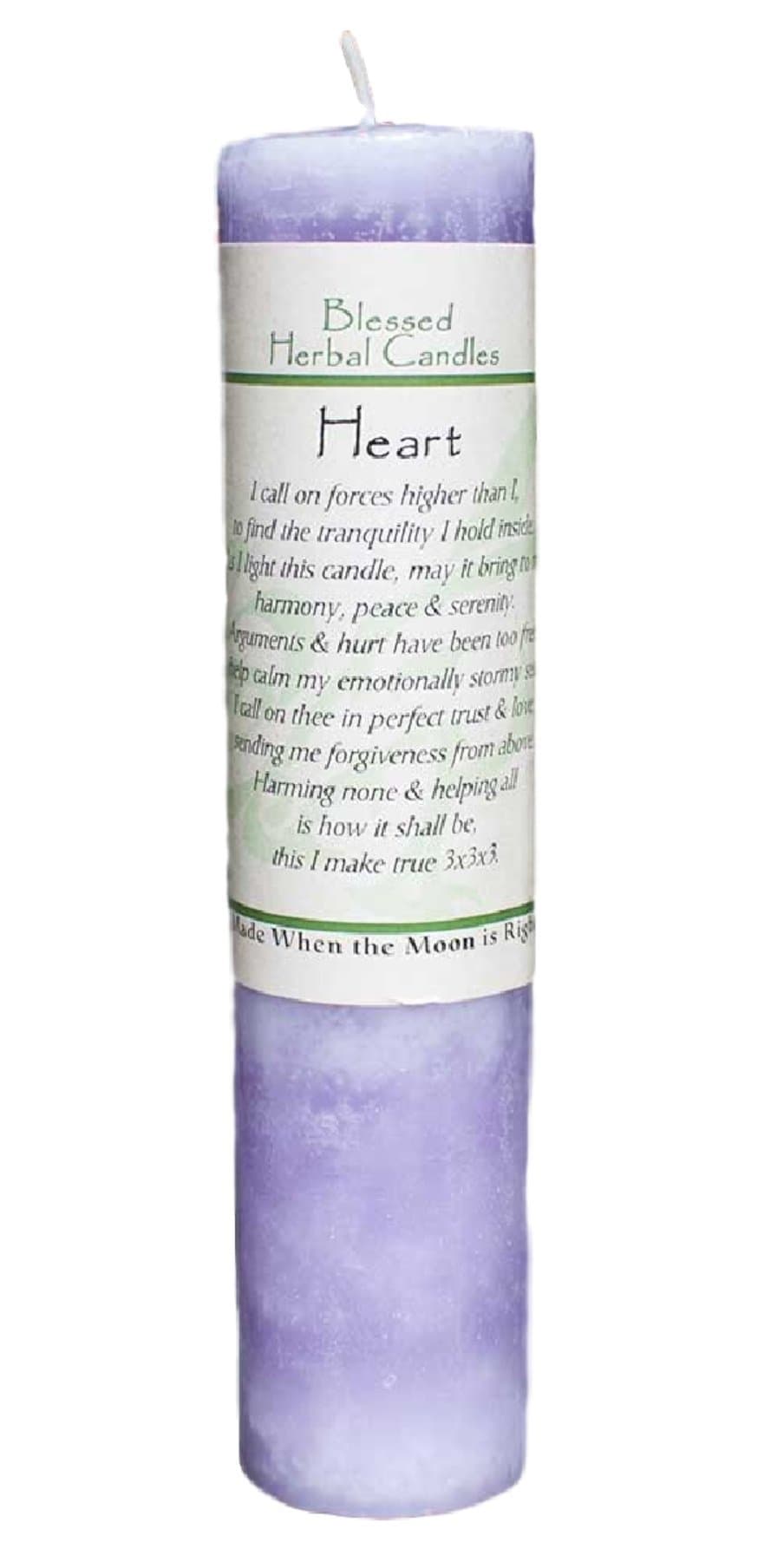 Blessed Herbal Candle - Heart