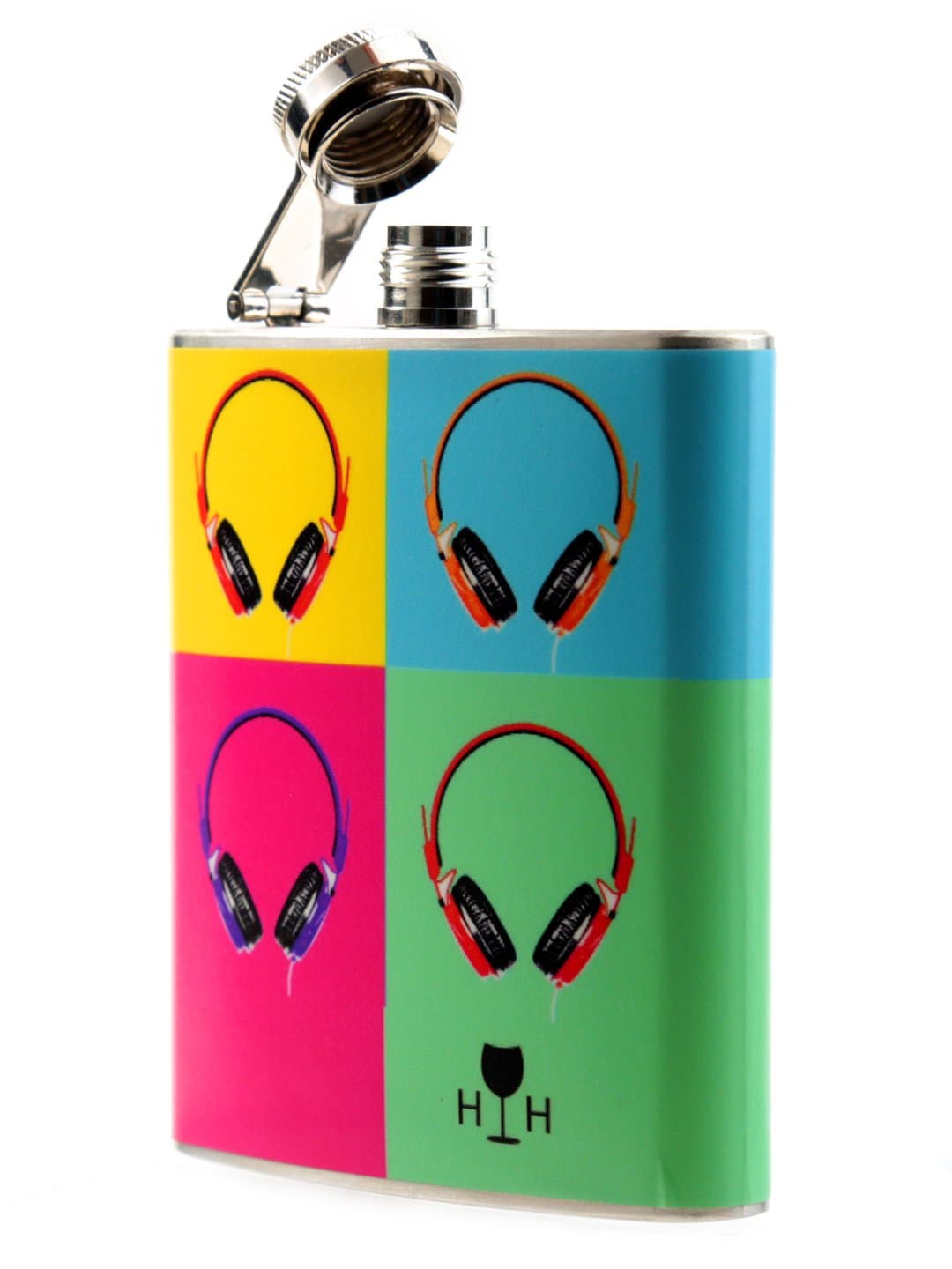 Happy Hours® Stainless Steel Hip Flask