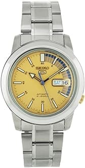 – Mens Automatic Watch, Analog Display and Stainless Steel Strap SNKK29K1