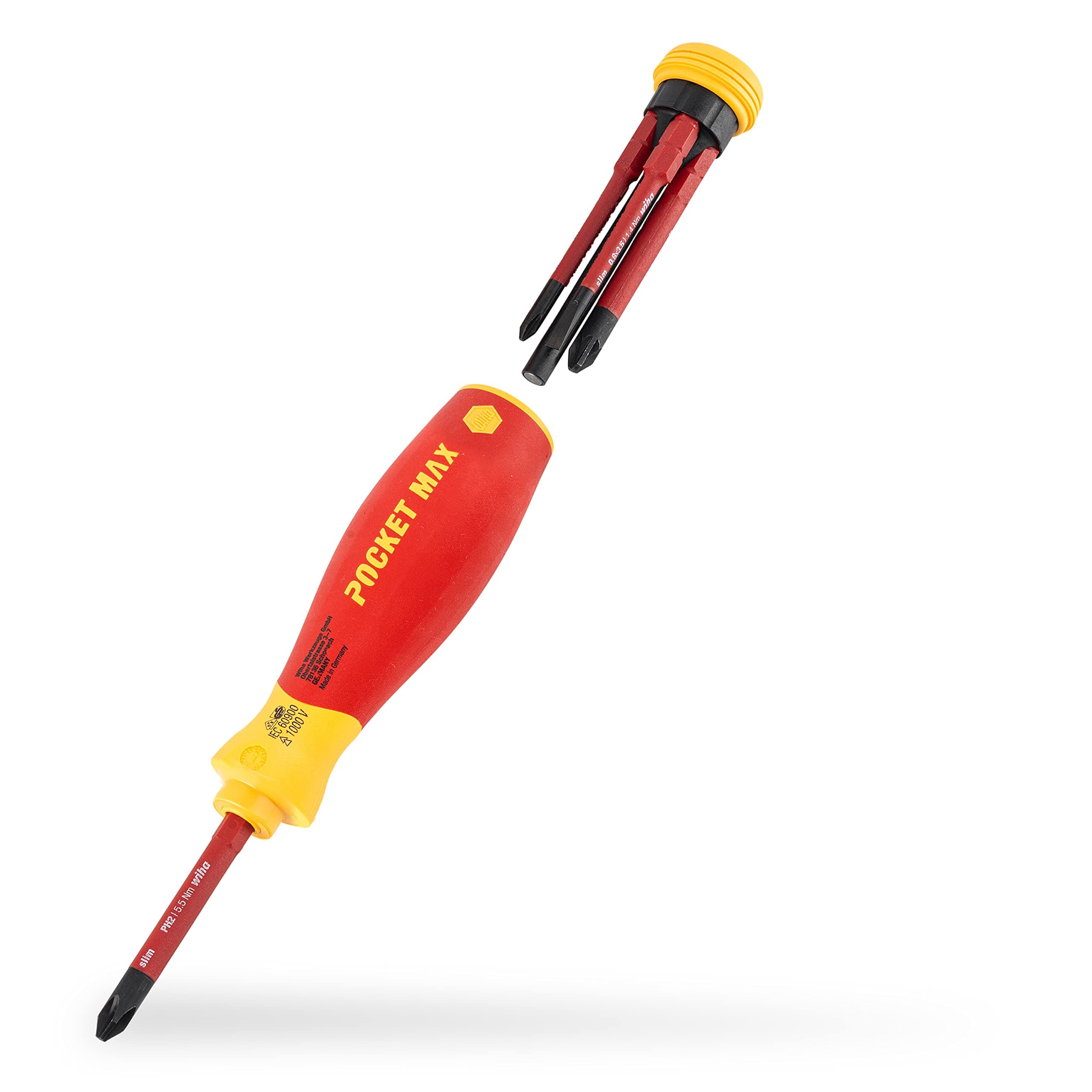 Pocket Max Electric Wrench with 4-Bits