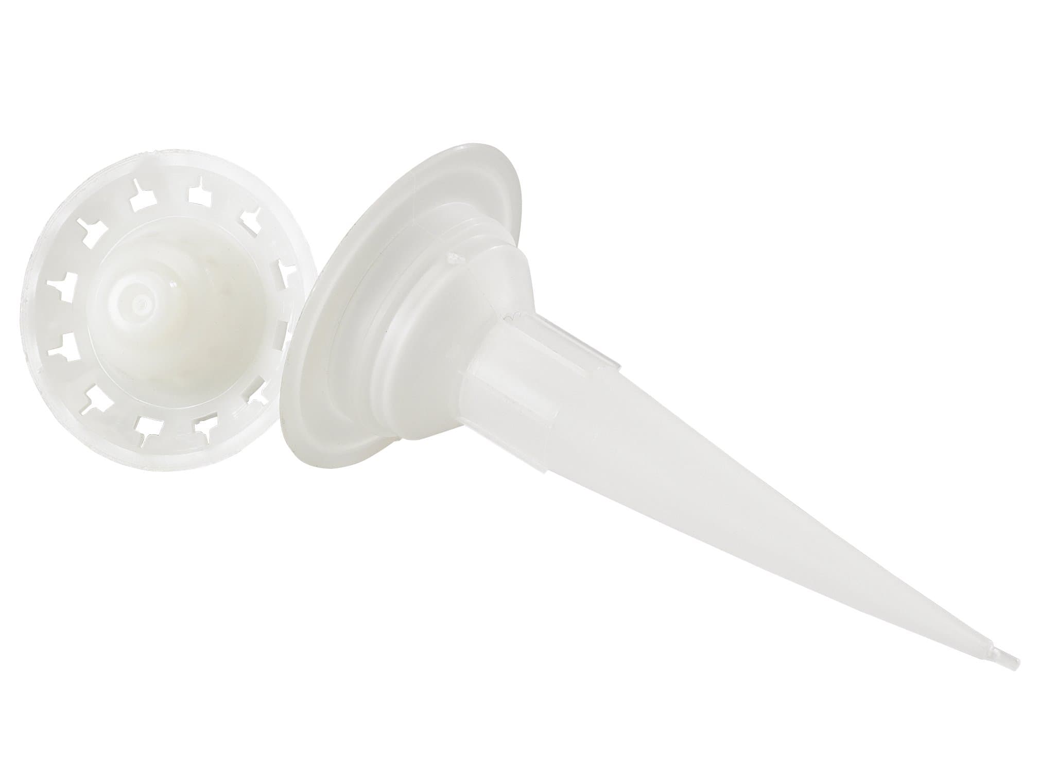 Everbuild – Foil Pack Applicator Spare Nozzles and Push Disc – For Use With Everbuild Foil Pack Application Gun – White