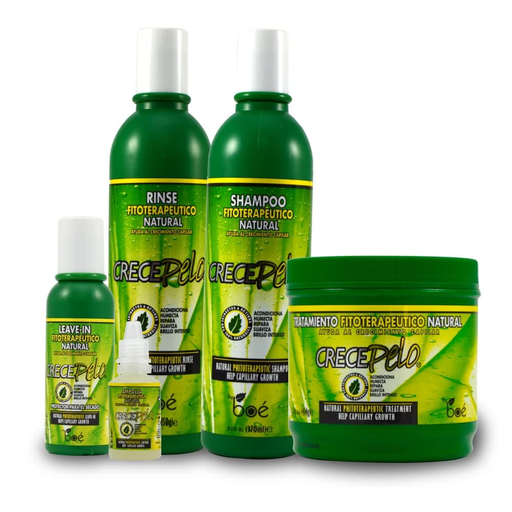 Crece Pelo 5 Pack Combo Set W/Tote Bag