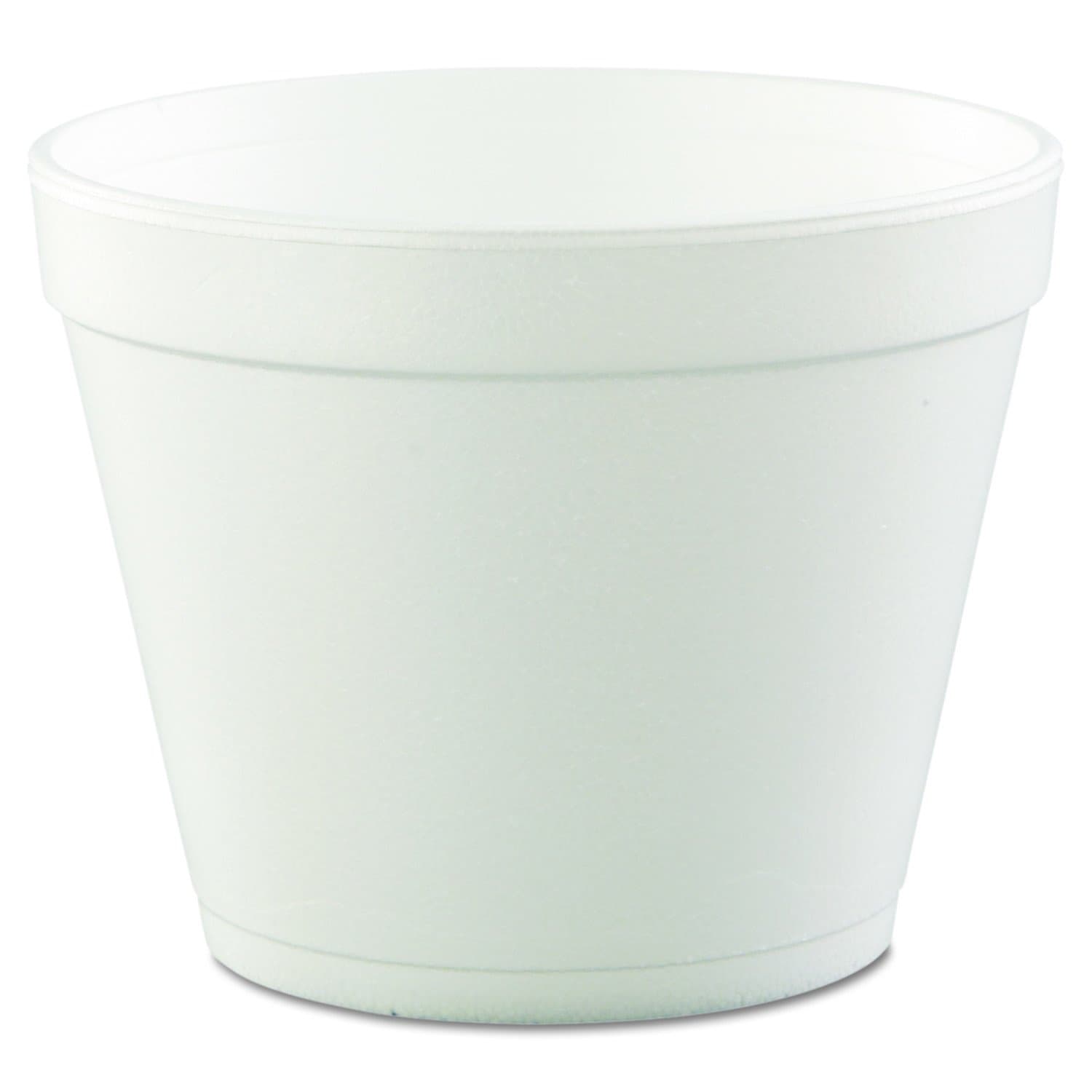 Dart 24MJ48 24 oz Extra Squat Foam Container (Case of 500),white