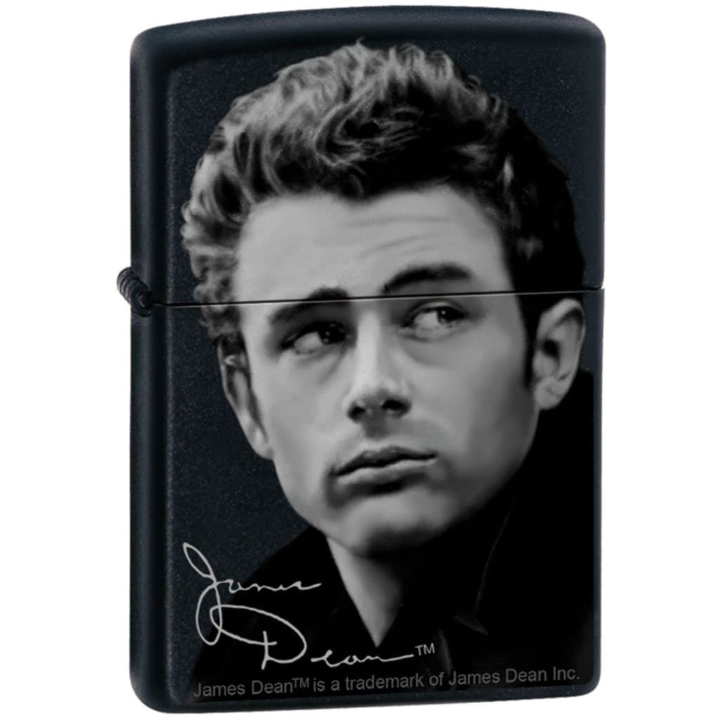 Zippo Lighter - James Dean Not Forgot Black Matte