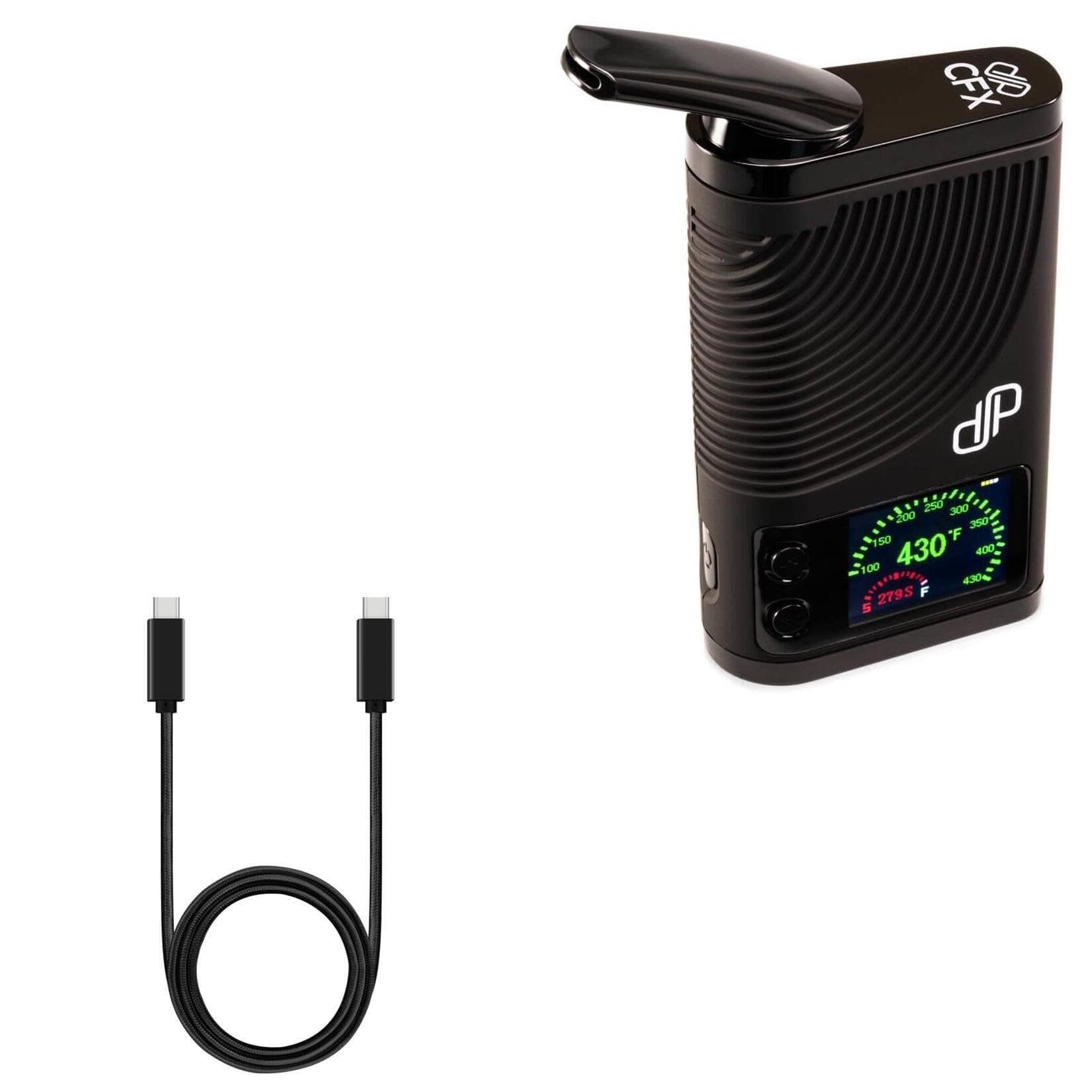 BoxWaveCable Compatible with Boundless CFX+ - DirectSync PD Cable (3ft) - USB-C to USB-C (100W), Type C Braided 3ft Charge and Sync Cable - Jet Black