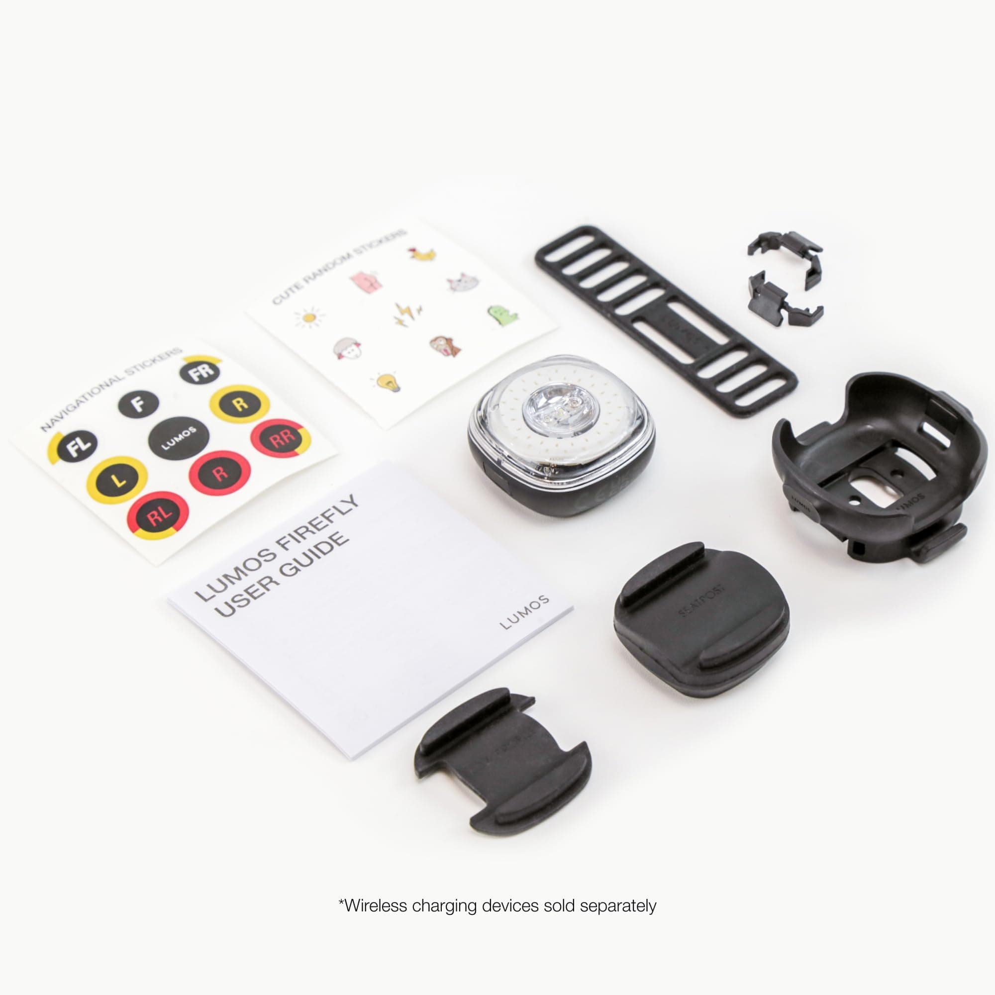 Lumos Smart Bike Light System - Sync Front & Rear LED Light, Custom Brightness, Flash Pattern, Day/Night mode, Turn Signals, Brake lights, Bicycle Accessories for Night Riding