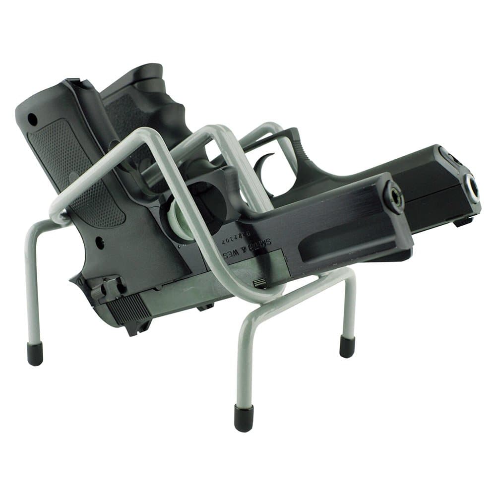 Versatile Rack Vr2 Safe Handgun Rack, 4.75"X5.25"x5.5", Gray, Holds 2 Guns