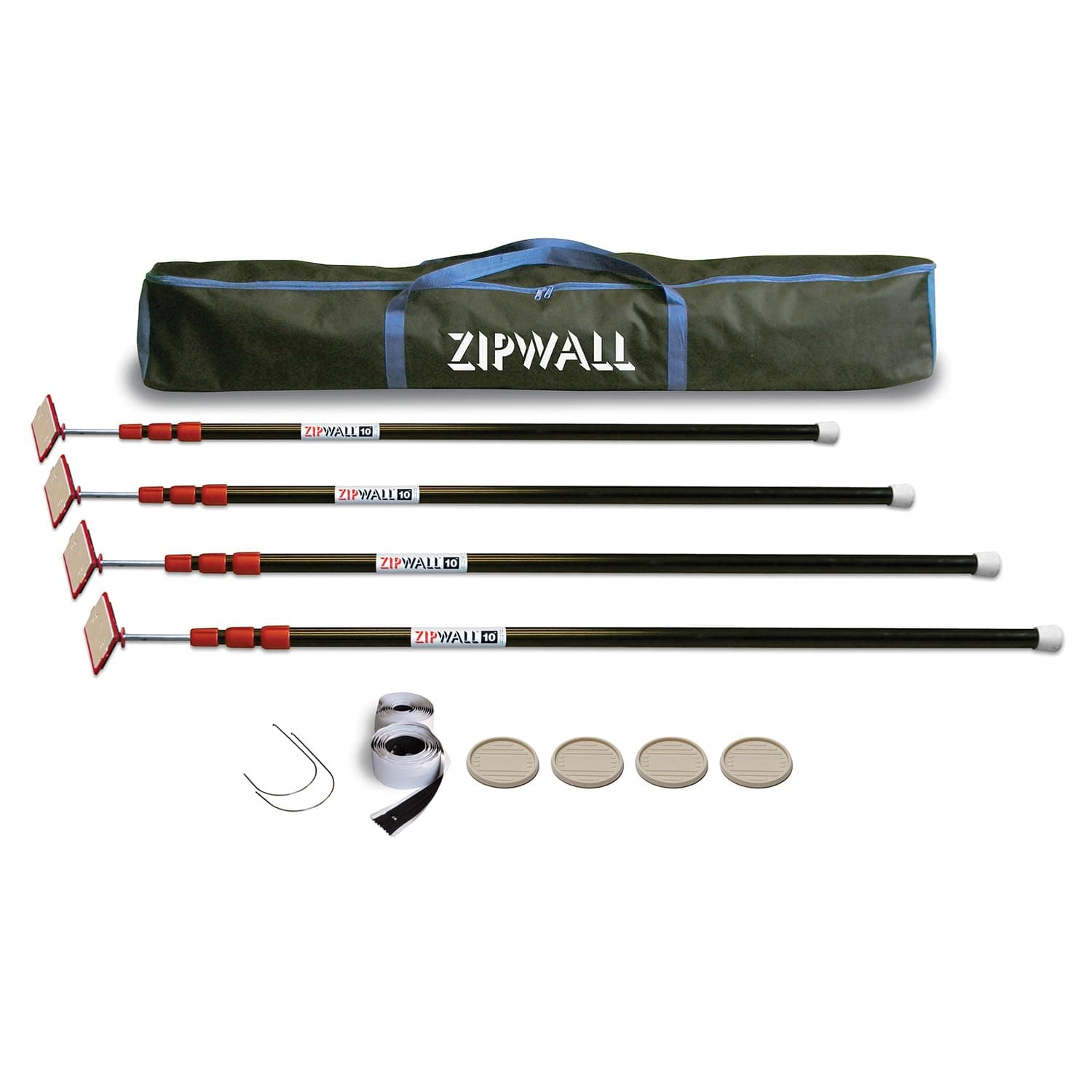 ZIPWALL Spring Loaded Dust Barrier Poles
