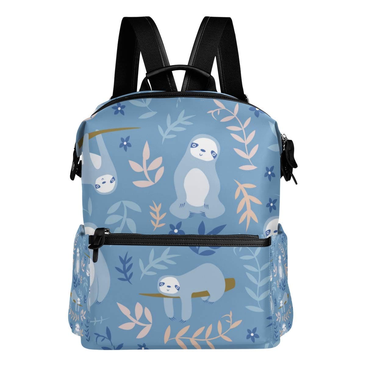 Trendy Generous Cute Teddy Bear Girl Pattern Vector,Laptop Backpack Leather Strap School Bag Outdoor Travel Casual Daypack,Colour Name:14 (Color : 1)