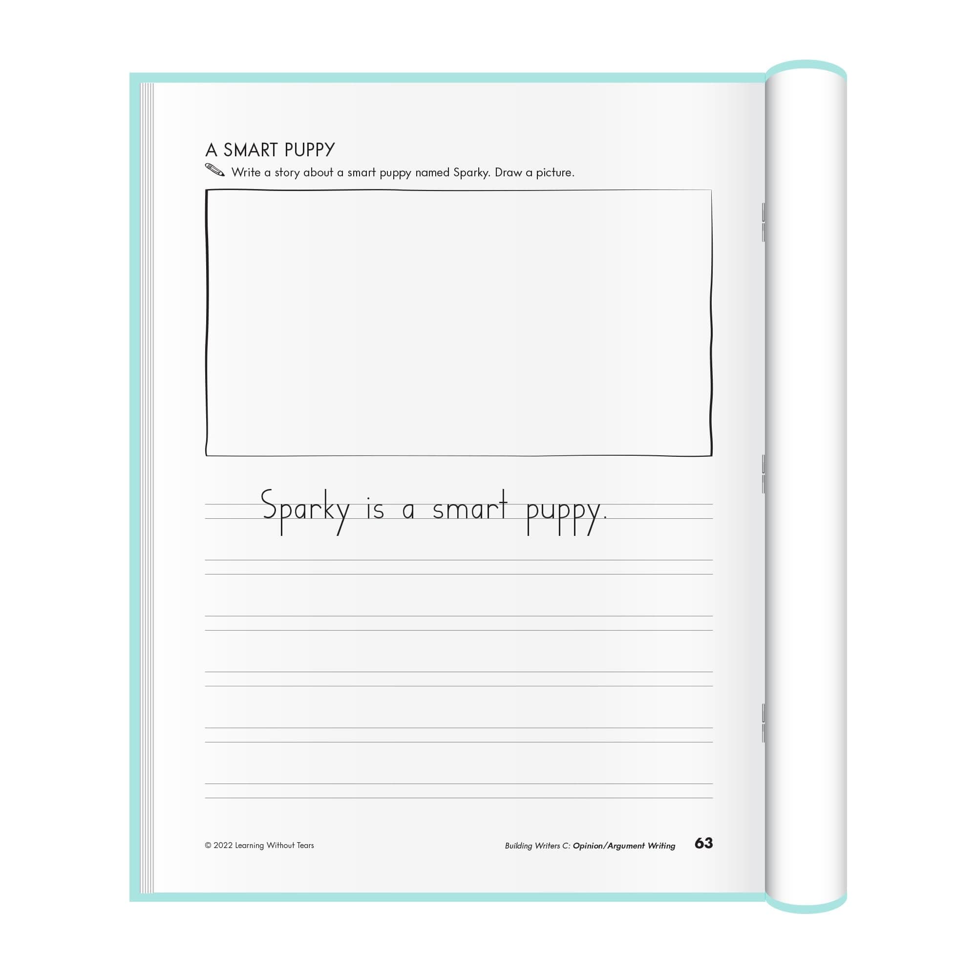 Learning Without Tears, Building Writers C, Student Edition, Age 7+, 2nd Grade+, Handwriting Without Tears, Narrative, Information & Opinion Writing, Fluency, School & Home, Tutoring