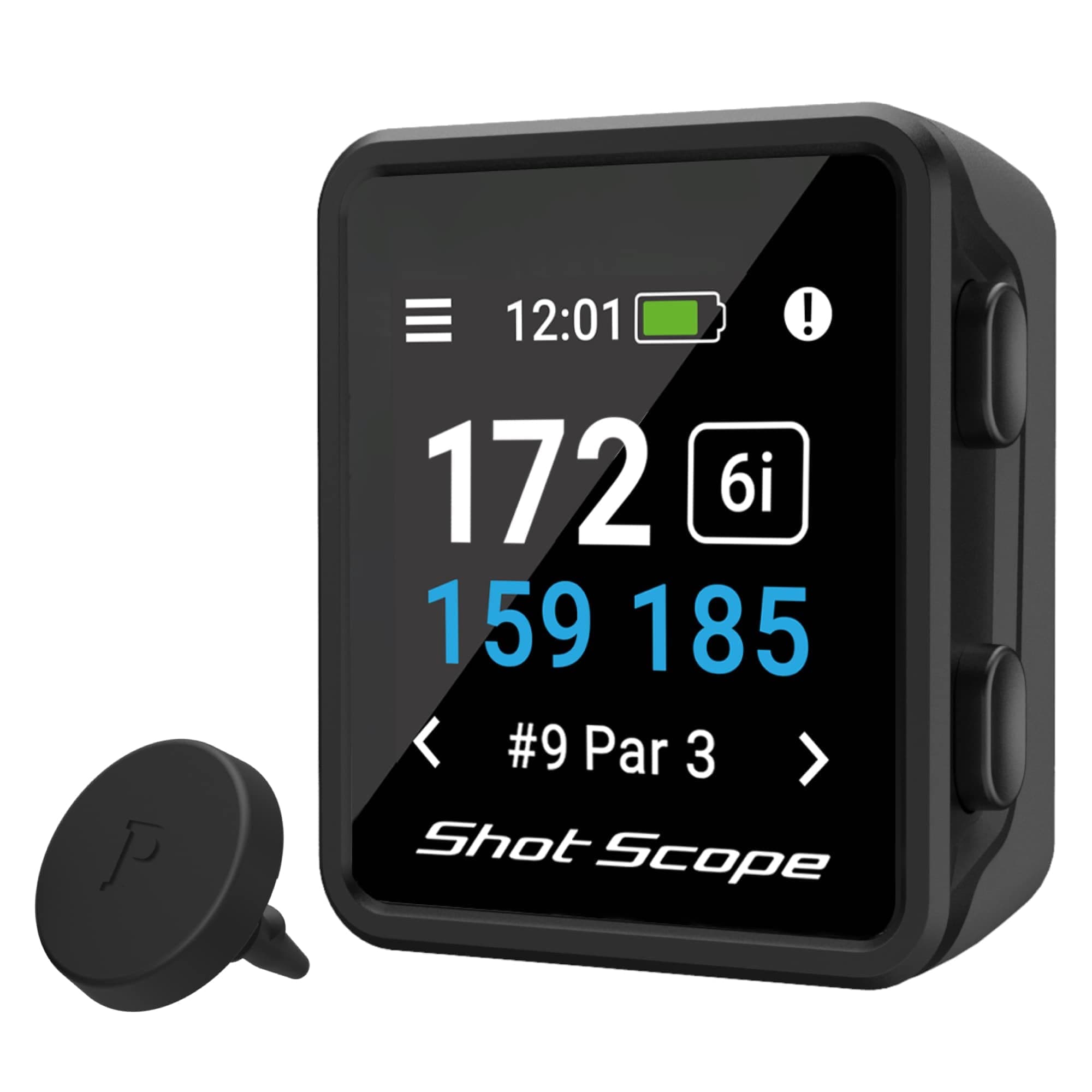 H4 GPS Handheld with Performance Tracking - F/M/B green and hazard distances - 36,000+ pre-loaded courses - 100+ statistics including Strokes Gained - No subscriptions