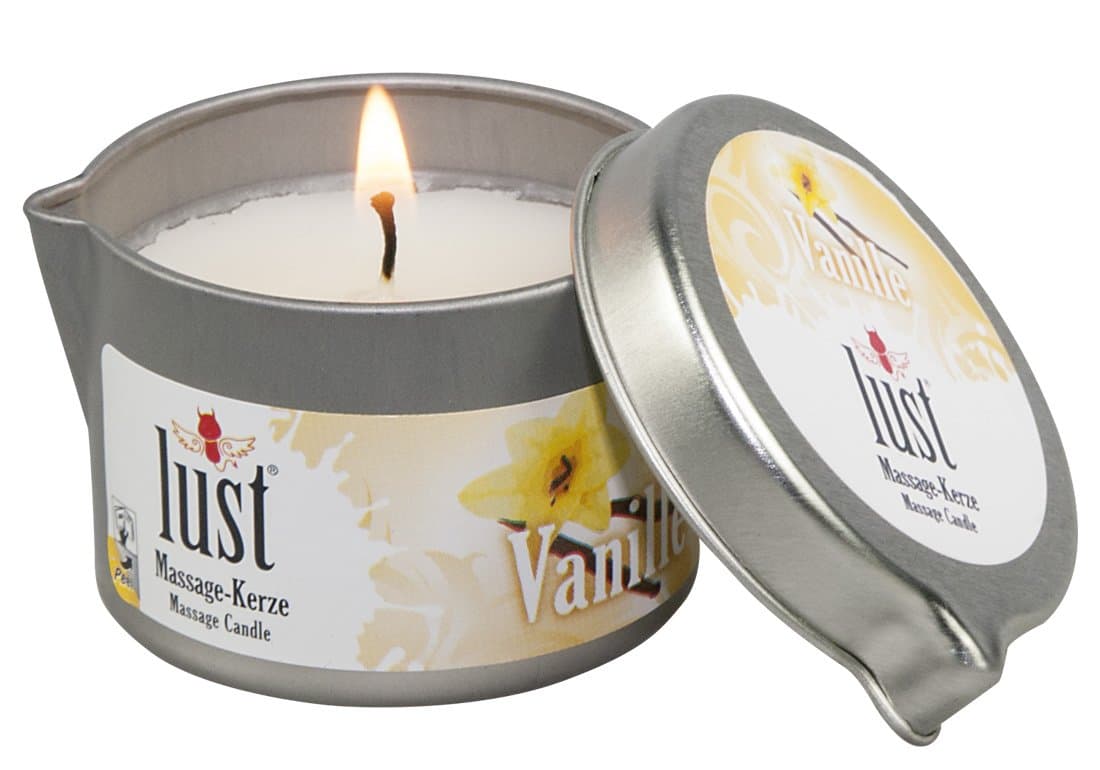Lust 50ml Massage Candle Vanilla Lotion