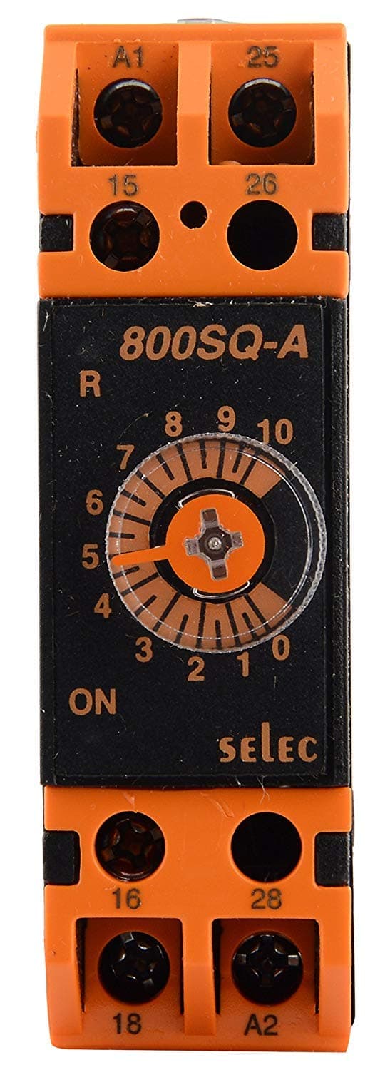 Selec 800Sq-A Din Rail On Delay Timer