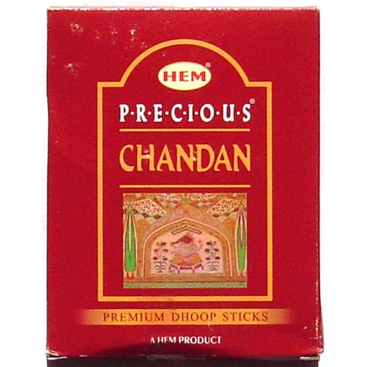 Incense Precious Chandan Hem Dhoop - 75 Grams Plus Burner per Box
