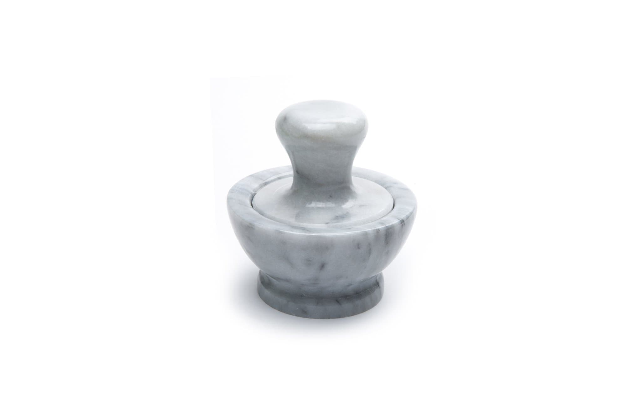 Marble Mortar and Pestle, White