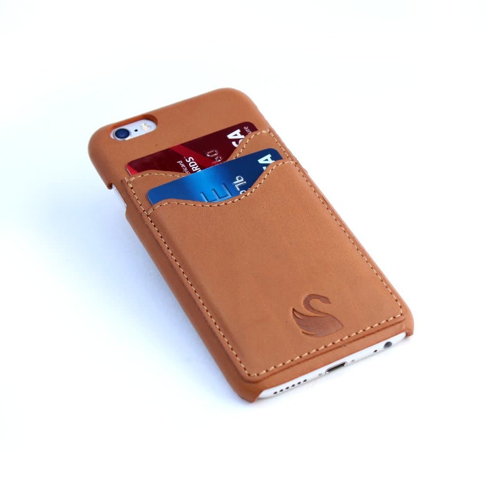 iPhone 6s Leather Case, Rossini Florence, iPhone 6 & 6S Case Leather, Ultra Slim, Genuine Leather Case for iPhone 6 & 6s, Handmade, Made in Europe (iPhone 6/6S - Tan)