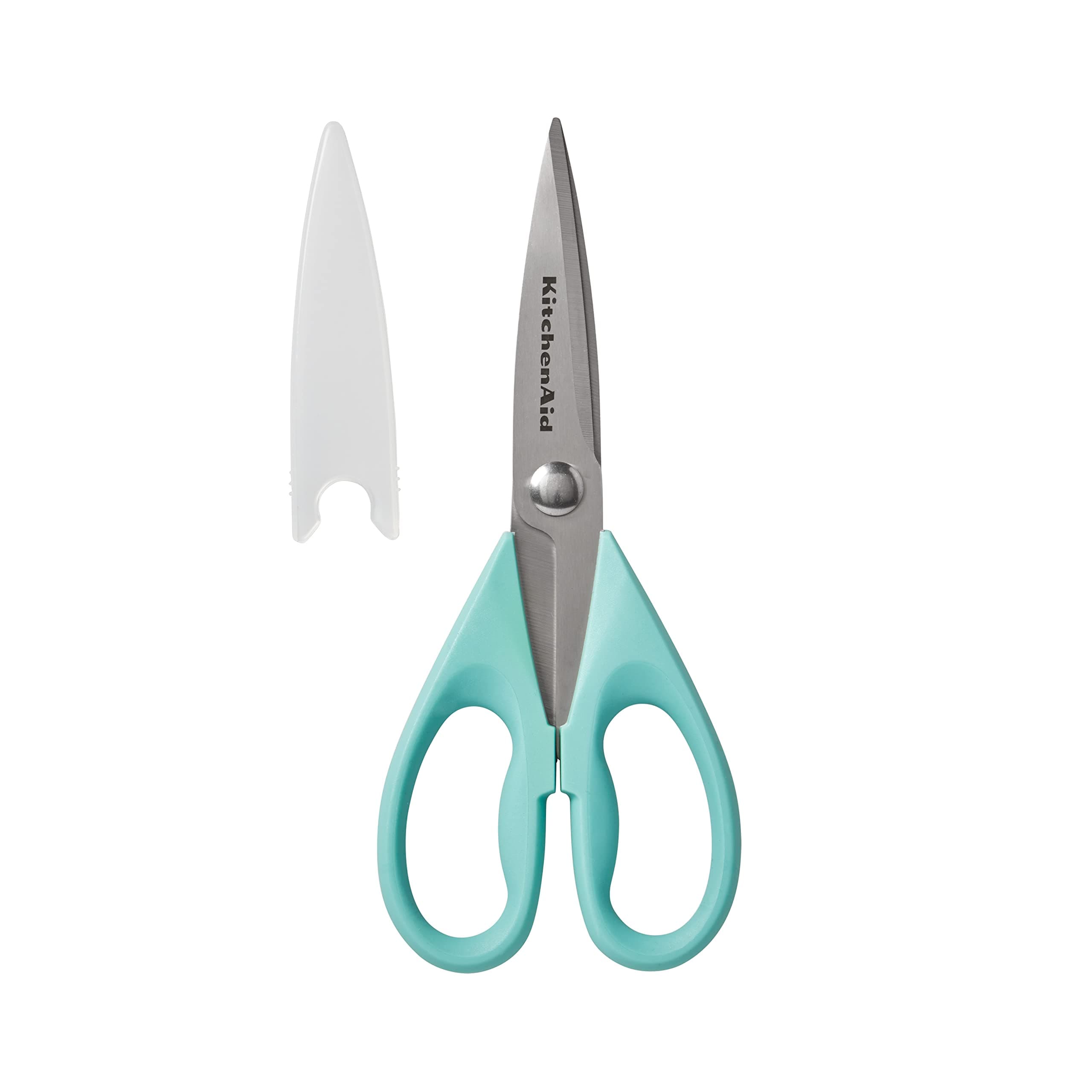 KitchenAid All Purpose Shears with Protective Sheath, 8.72-Inch, Aqua Sky