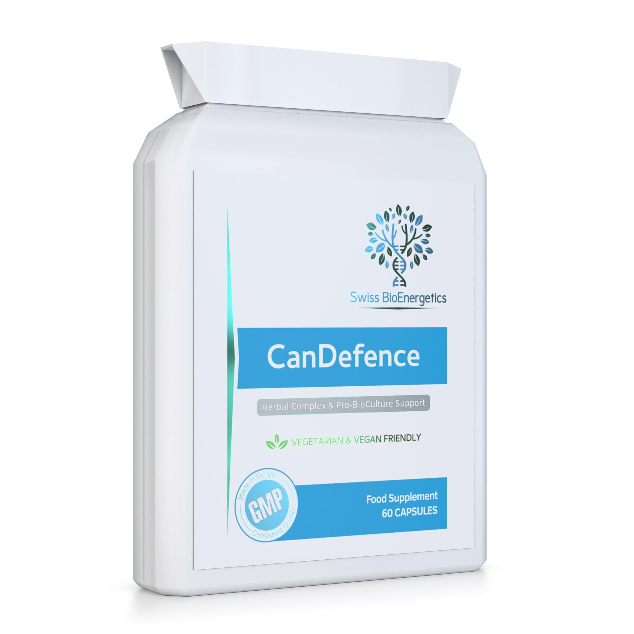 – CanDefence 60 Capsules - Candida Support - Ultimate Extra Strength All-in-ONE Formulation