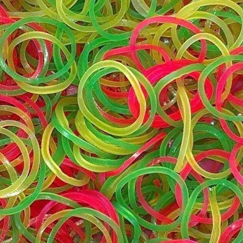 ZYME® Rubber Band for Home, Kitchen and Office | Size - 2 inch | Pack of 100 Gram | Multicolored