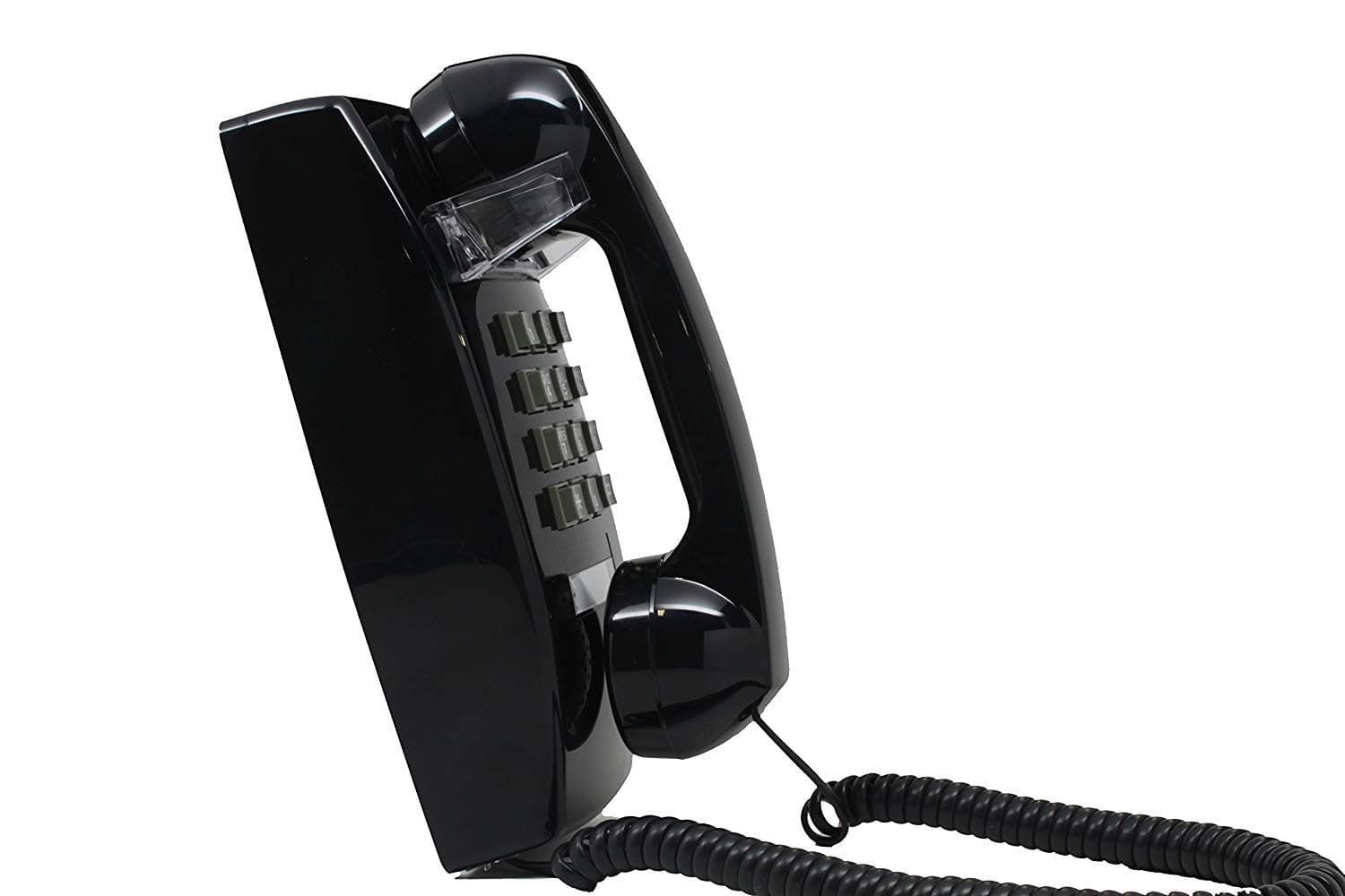 Single Line 2554 Classic Wall Phone, Black