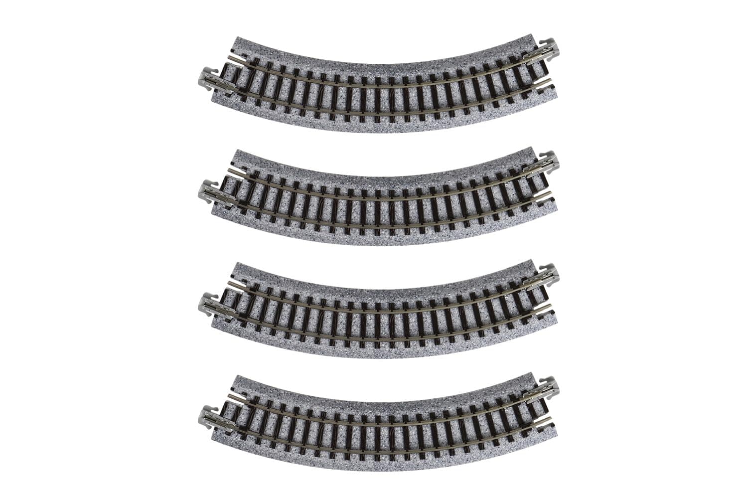 USA Model Train Products UNITRACK Compact Tracks (4-Piece), 150mm/(6") Radius/45-Degree