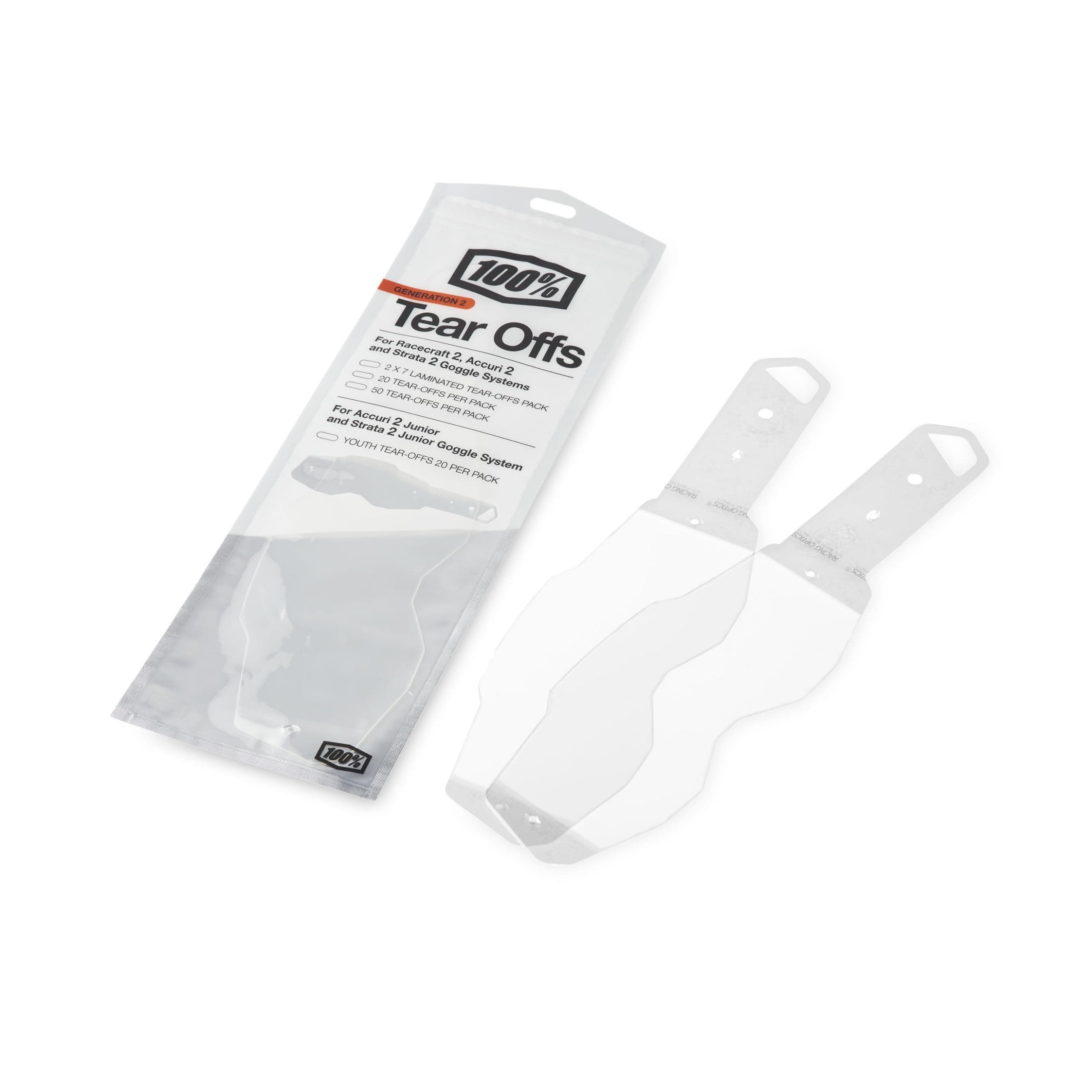 100% RC2/AC2/ST2 Laminated Tear-Offs 2 x 7 PK