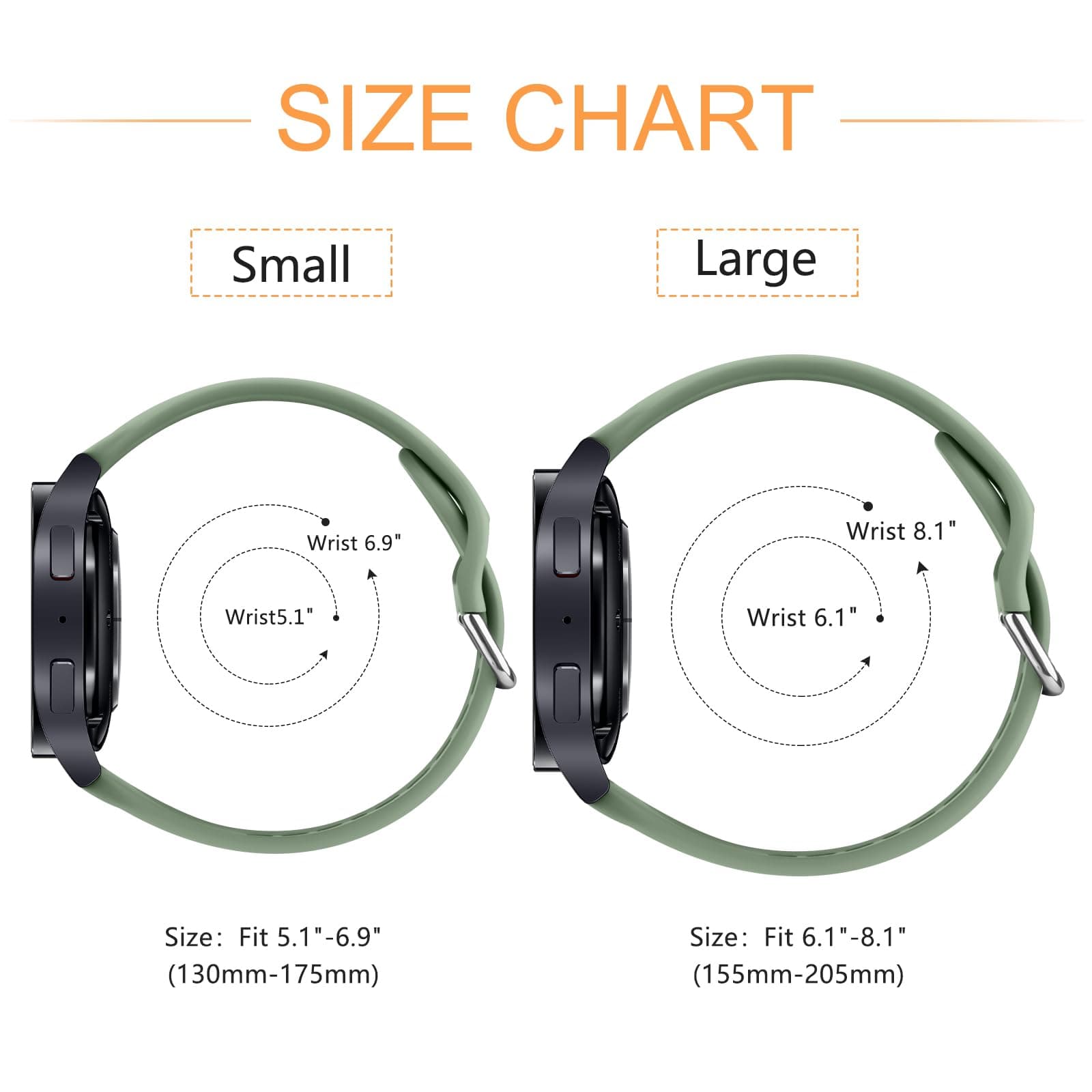 20mm Soft Silicone Strap Compatible with Garmin Vivoactive 3/3 Music, Venu 2 Plus, Venu SQ, Forerunner 245/645/55, Vivomove HR, Instinct 2S, Fenxi 7S